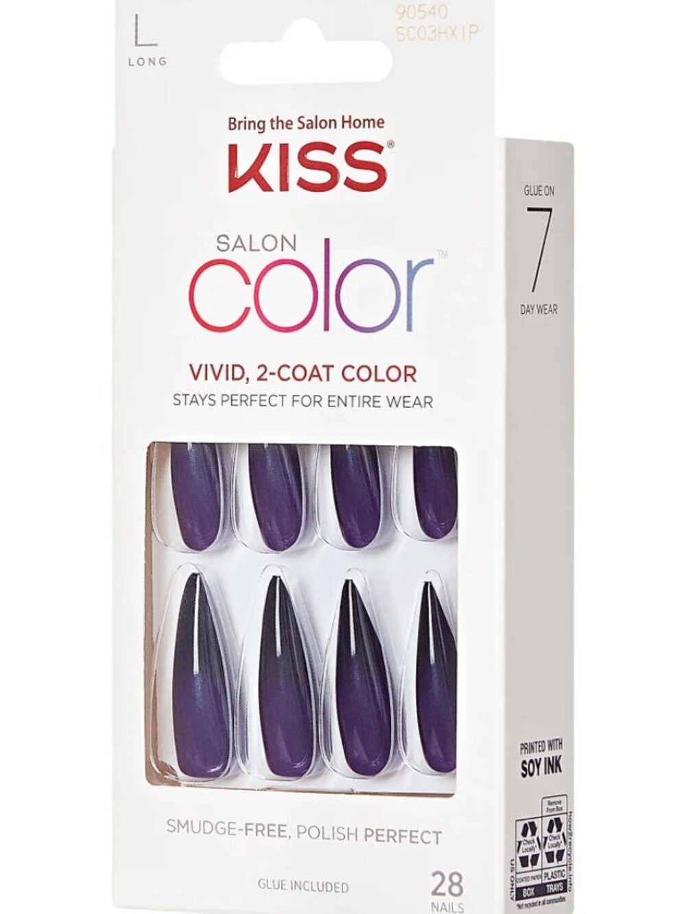 Kiss Salon Color Halloween XL Nails - Carnival Bash